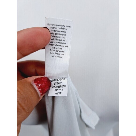 Athleta White‎ T Back Strap Power Of She Workout Tank Top Womens Size Small - Picture 7 of 8